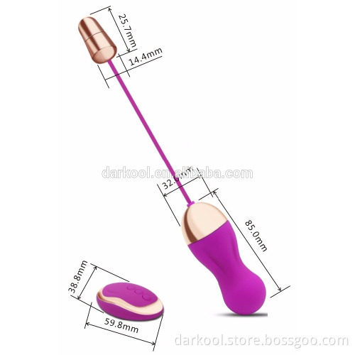 DE030/High Quality Wireless Jump Egg Vibrator Bullet Vibrator Clitoral Anal Toys